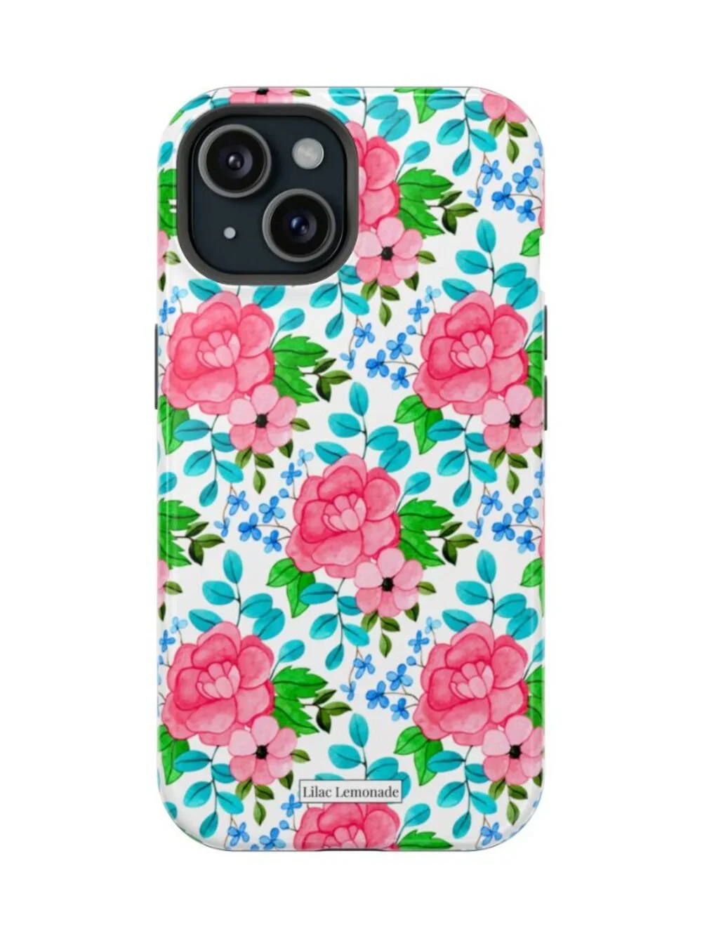 PETAL POP-Pink Floral Protective Phone Case